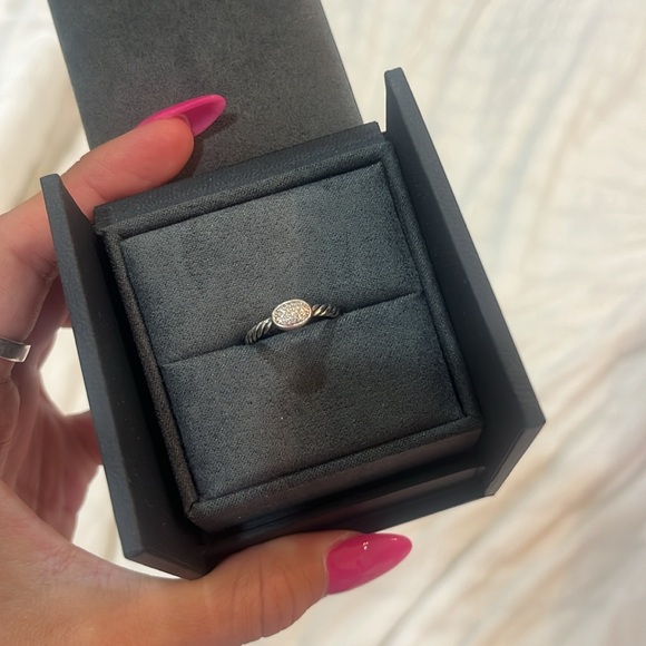 David Yurman cable oval ring - Picture 4 of 8